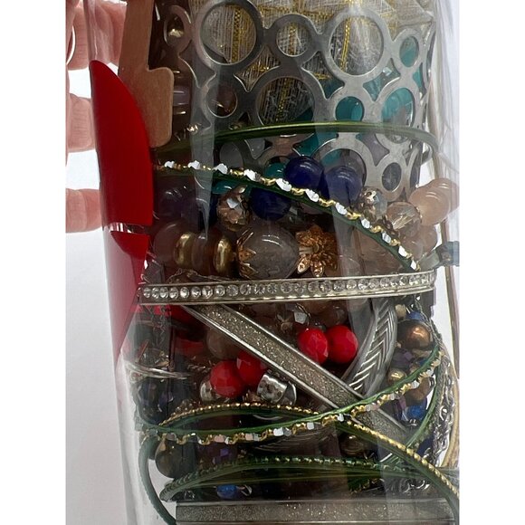 Assorted Jewelry Gift Set In Love-Themed Glass Vase - Picture 10 of 10